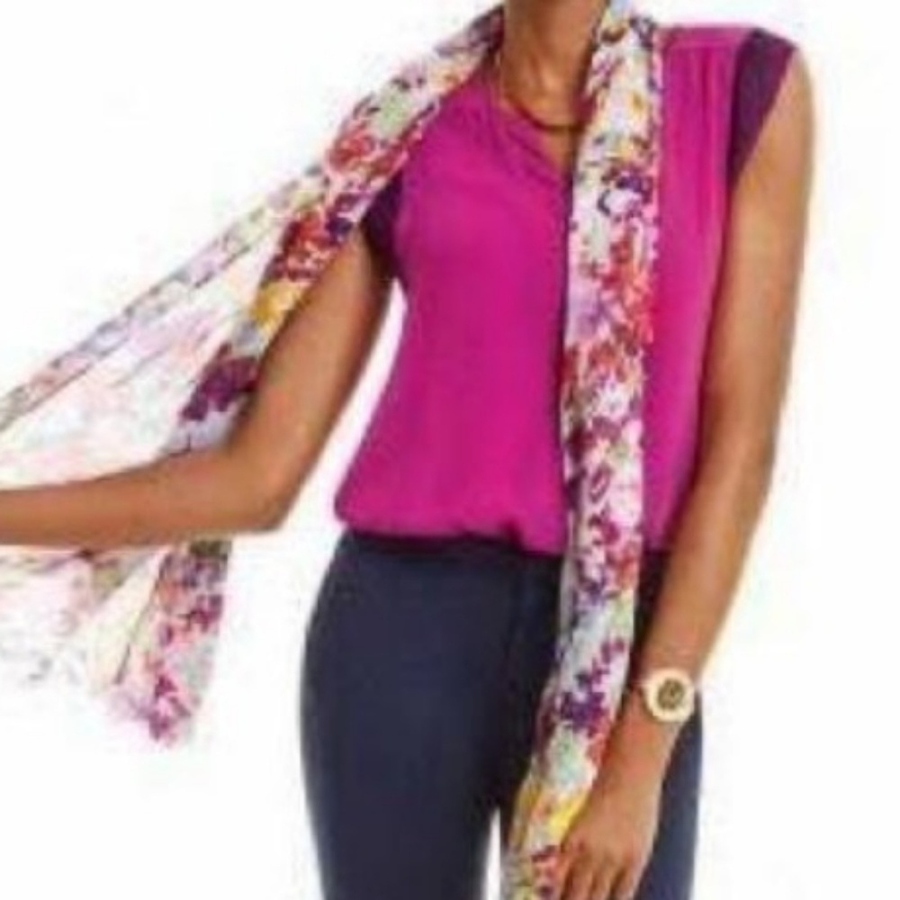 Cabi Campo Purple Blouse